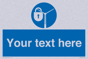 Custom mandatory lock rotor blades